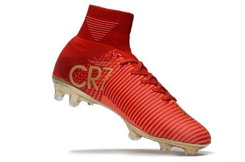 childrens red football boots