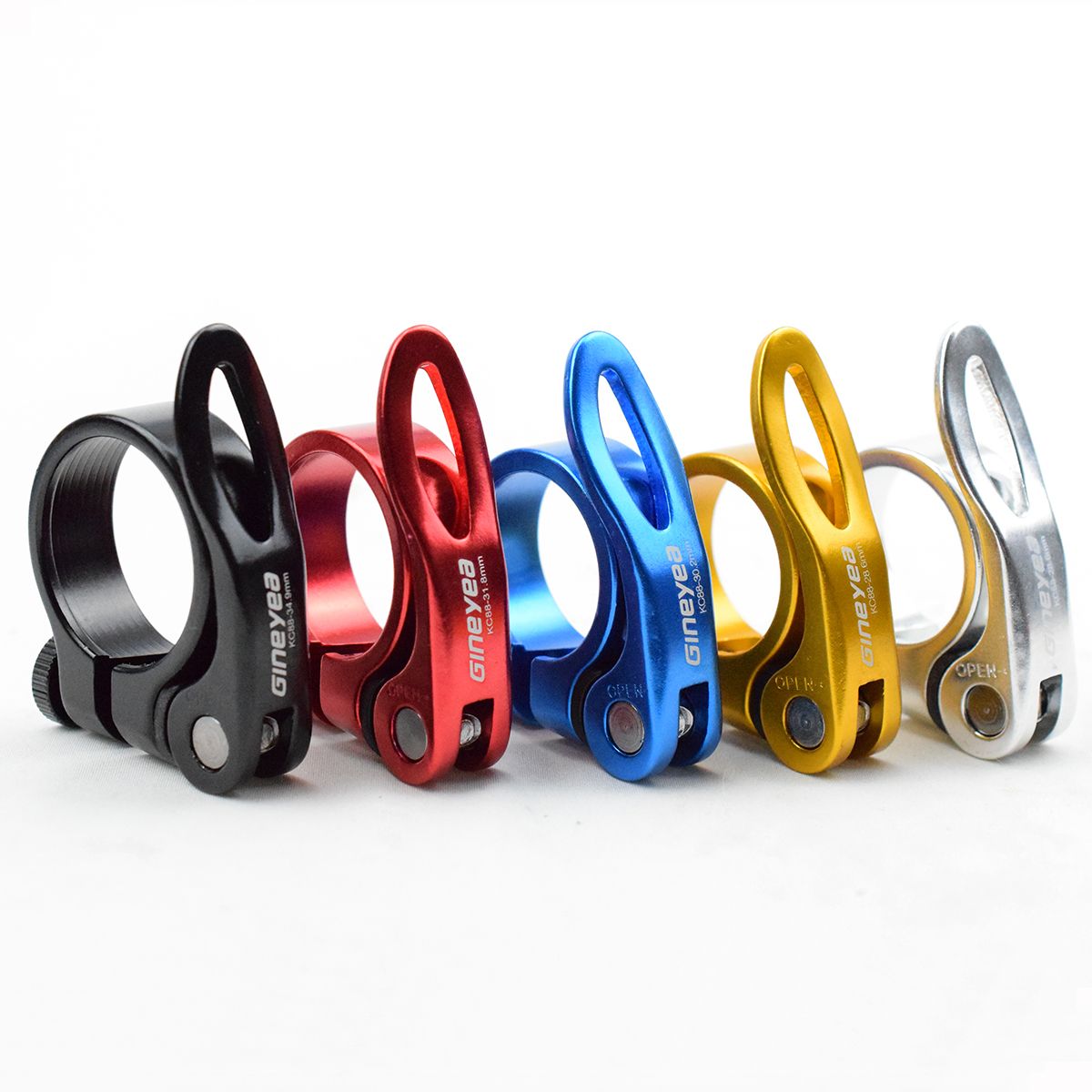 Bicycle Seatpost Clamp MTB Road Bike Quick Release Seat Tube Clamp 31.8//34.9mm
