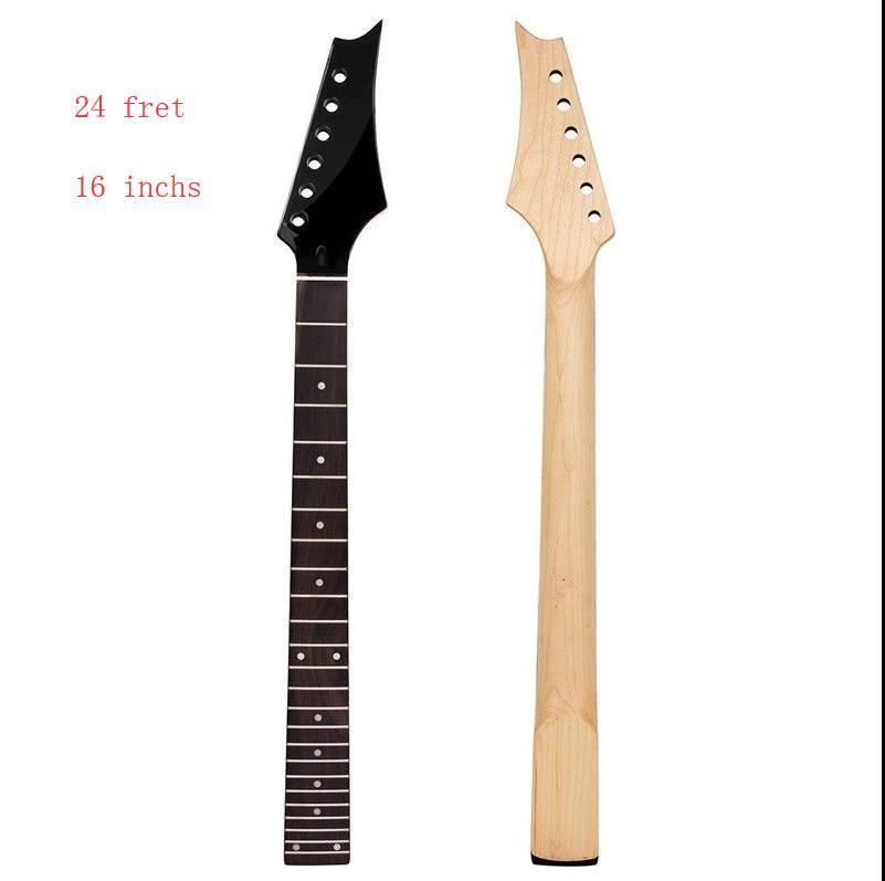2020 Electric Guitar Neck Black Matt 24 Fret Fretboard From