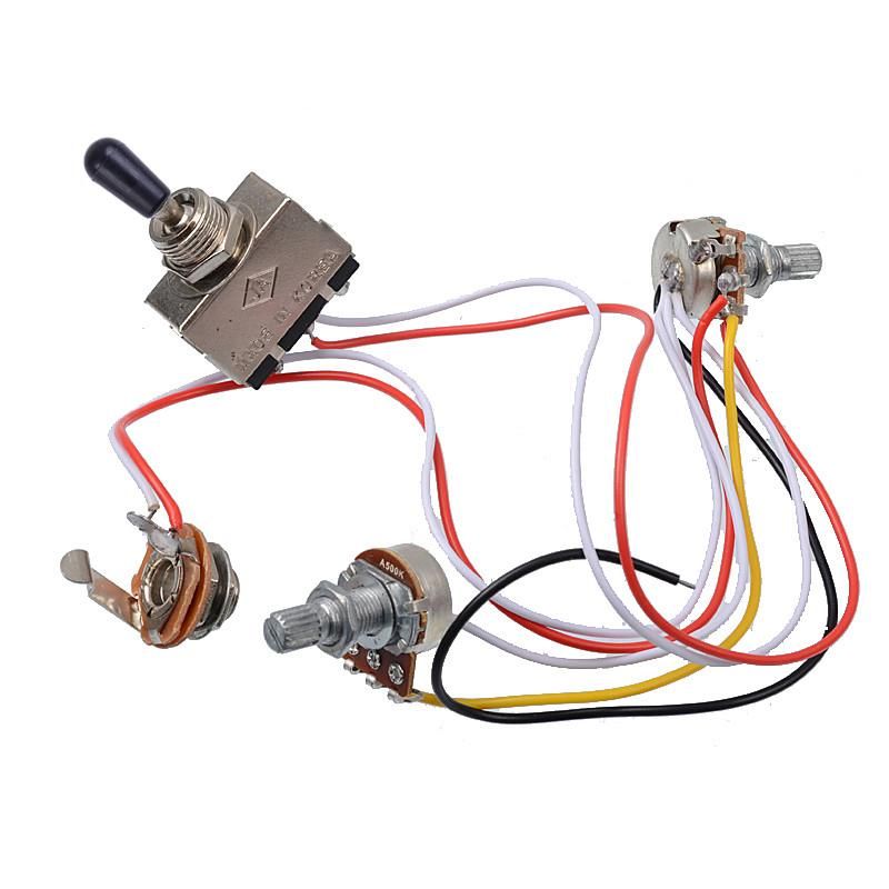 2020 3 Way Toggle Switch 500k Pots Wiring Harness For Lp 2 Humbucker Guitar With From Faone23 12 05 Dhgate Com