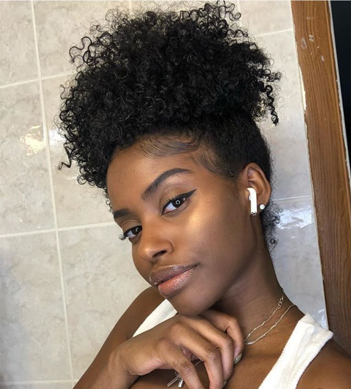4b 4c Afro Kinky Curly Ponytail Hair Extension Brazilian Virgin