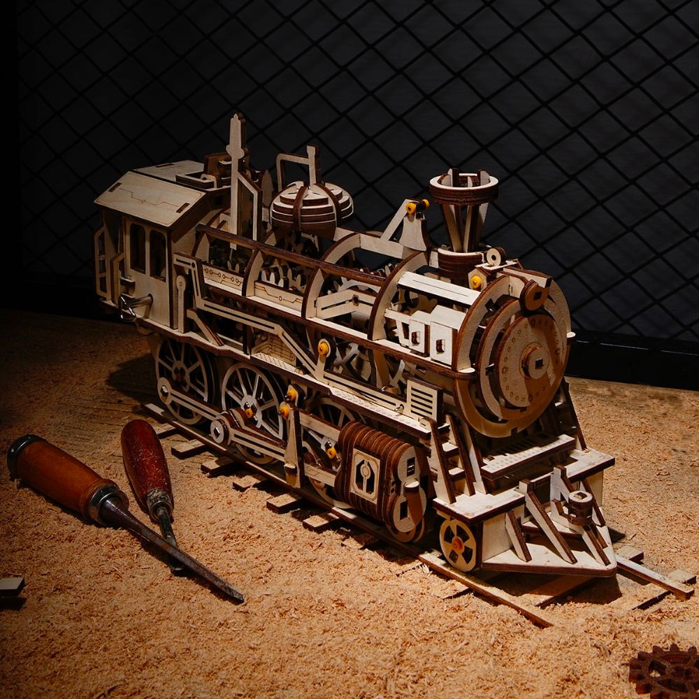 wooden model train kits