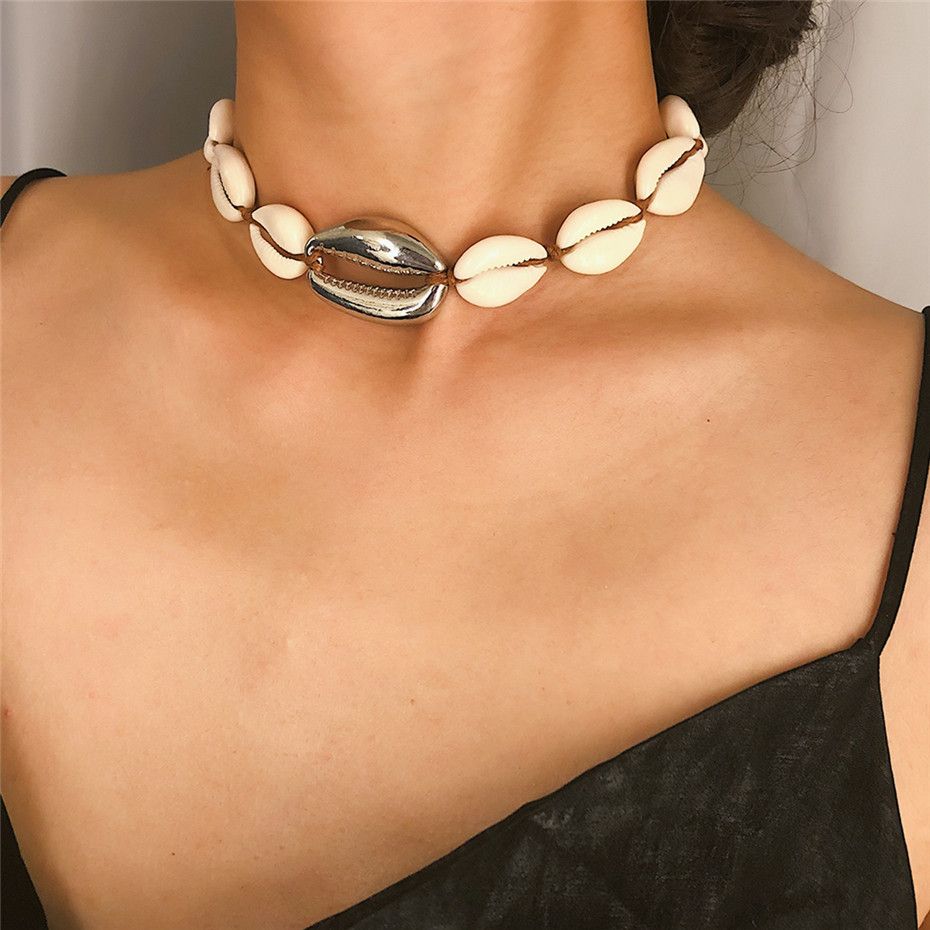 big shell necklace