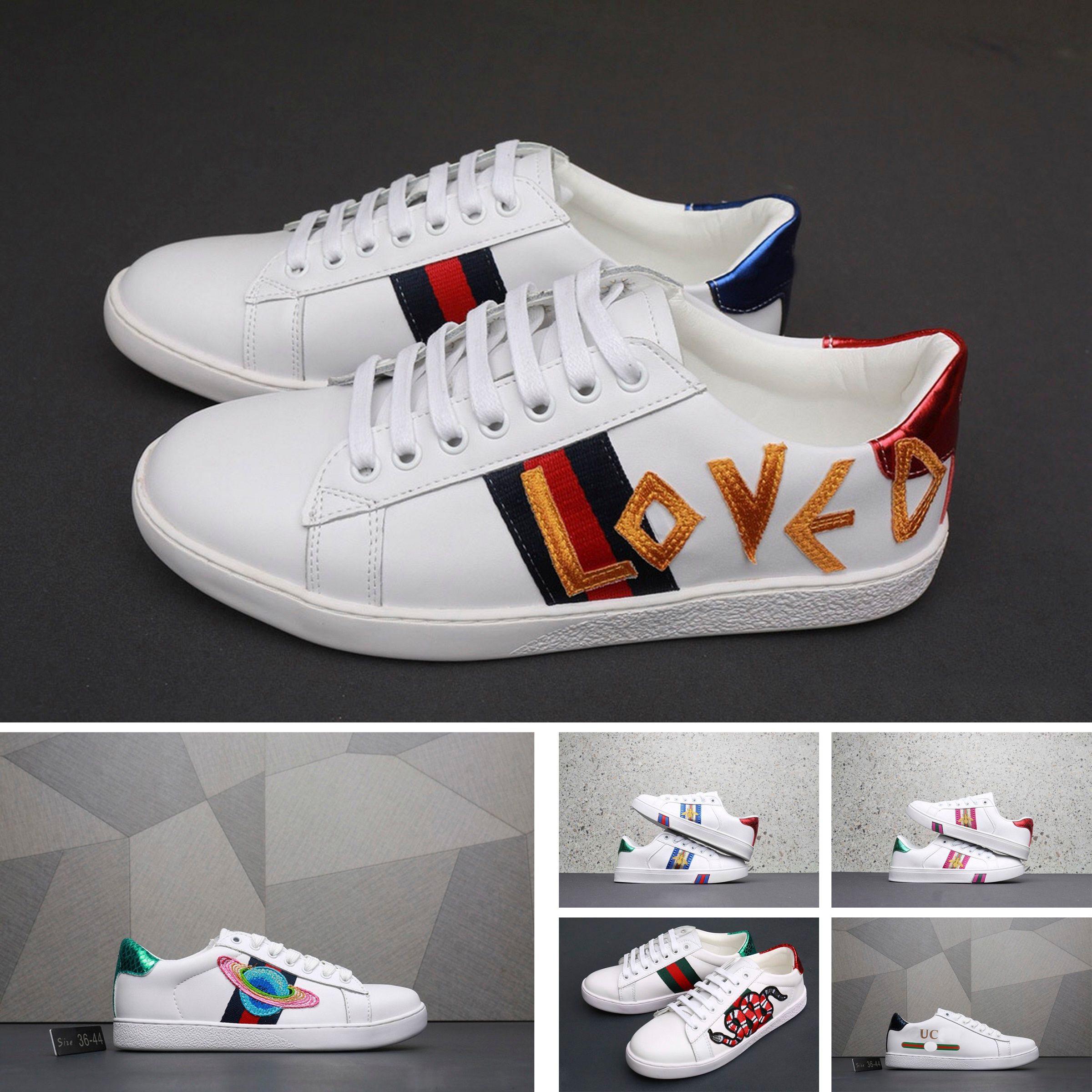 Hot European Noble Luxury Lambskin Fashion Tennis Shoes Running