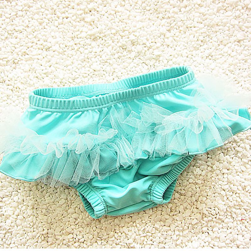 ruffle swim shorts