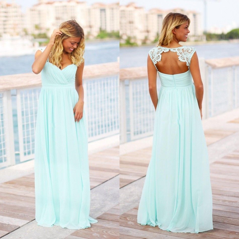 Plus Size Vintage Mint Green Bridesmaid ...