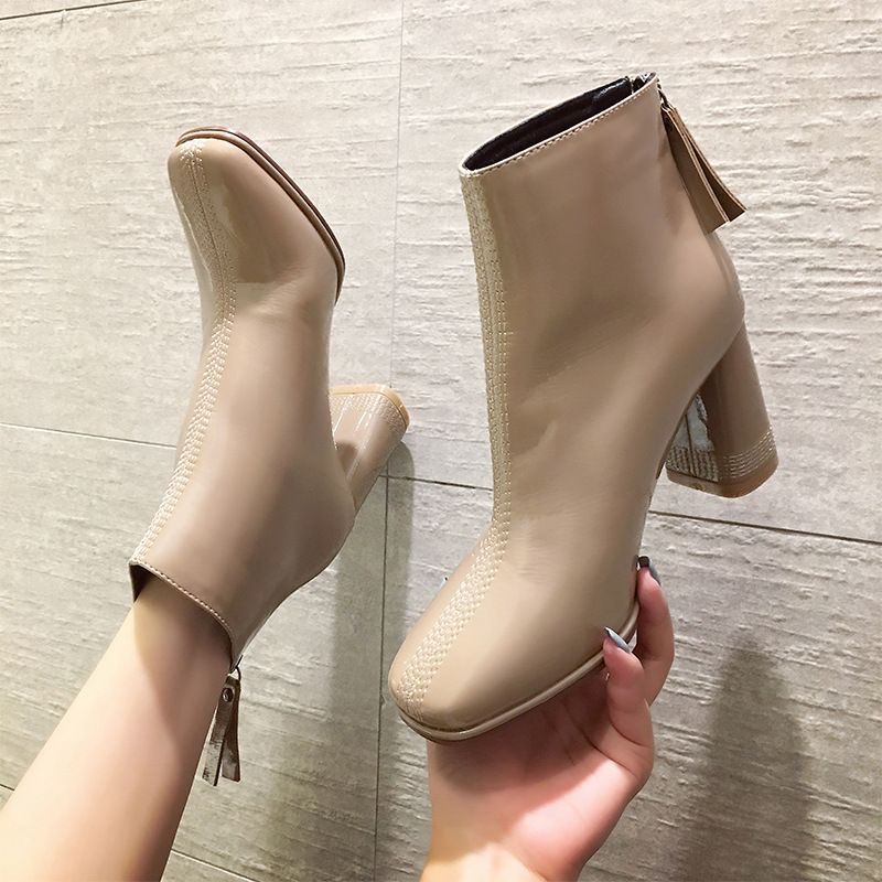 womens white ankle boots