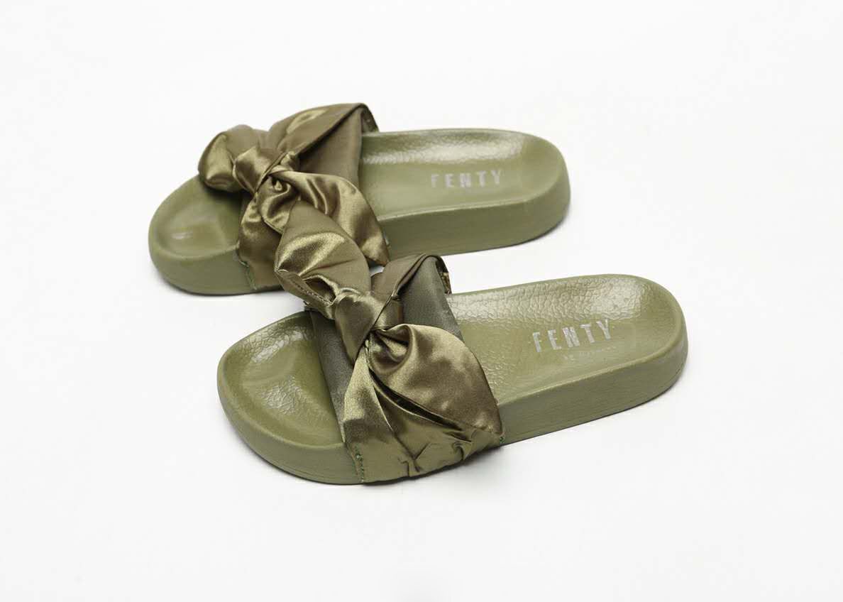 olive green saltwater sandals