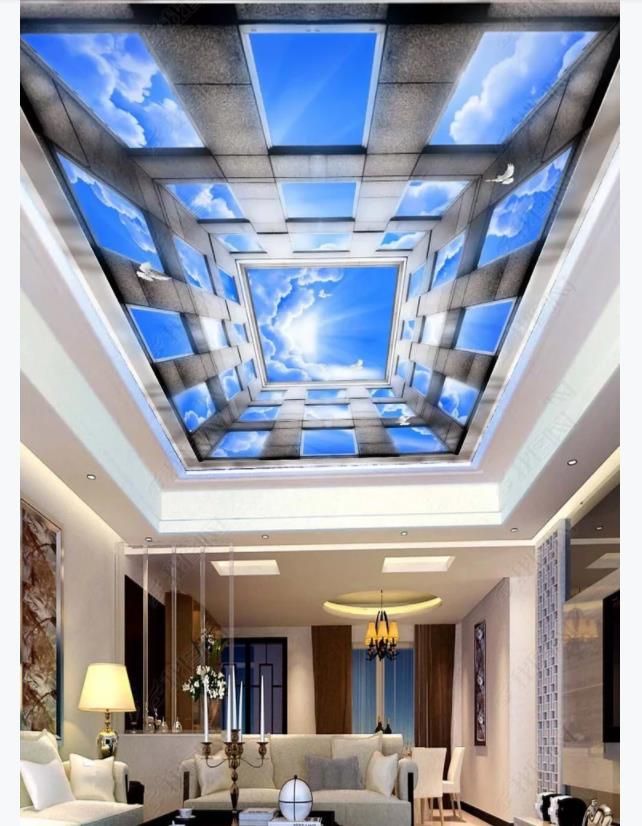 3d Zenith Mural Photo Custom Wallpaper Interior Decoration Dome