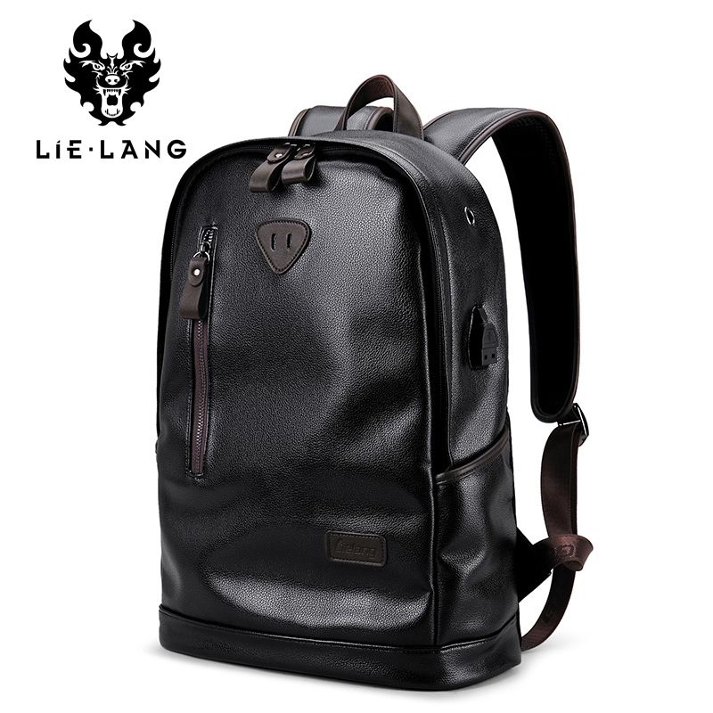 Compra LIELANG Mochilas Hombres Mochila De Cuero Masculino Bolsas  Funcionales Hombres Mochila Impermeable PU Gran Capacidad Hombres Bolsa  Mochilas Escolares Mochila Barato | Entrega Rápida Y Calidad | Es.Dhgate