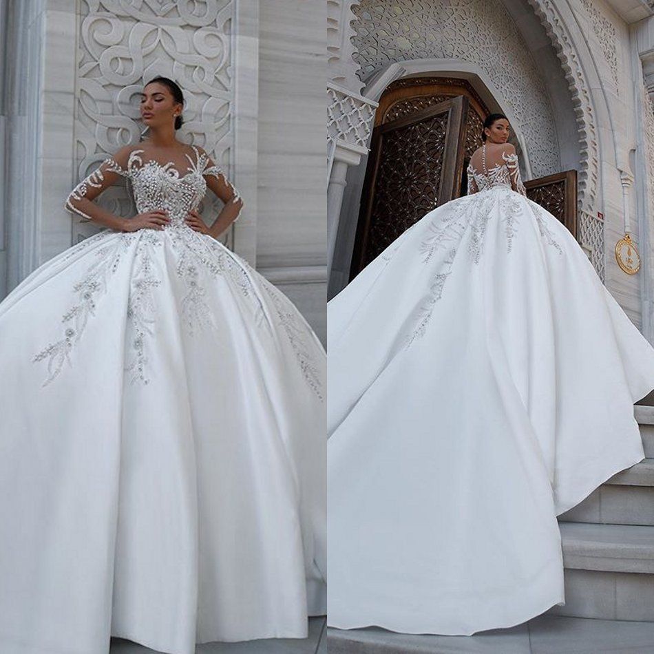 sparkly poofy wedding dresses