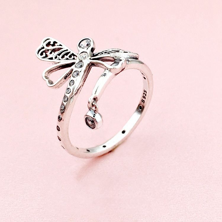 Pandora dreamy dragonfly ring deals