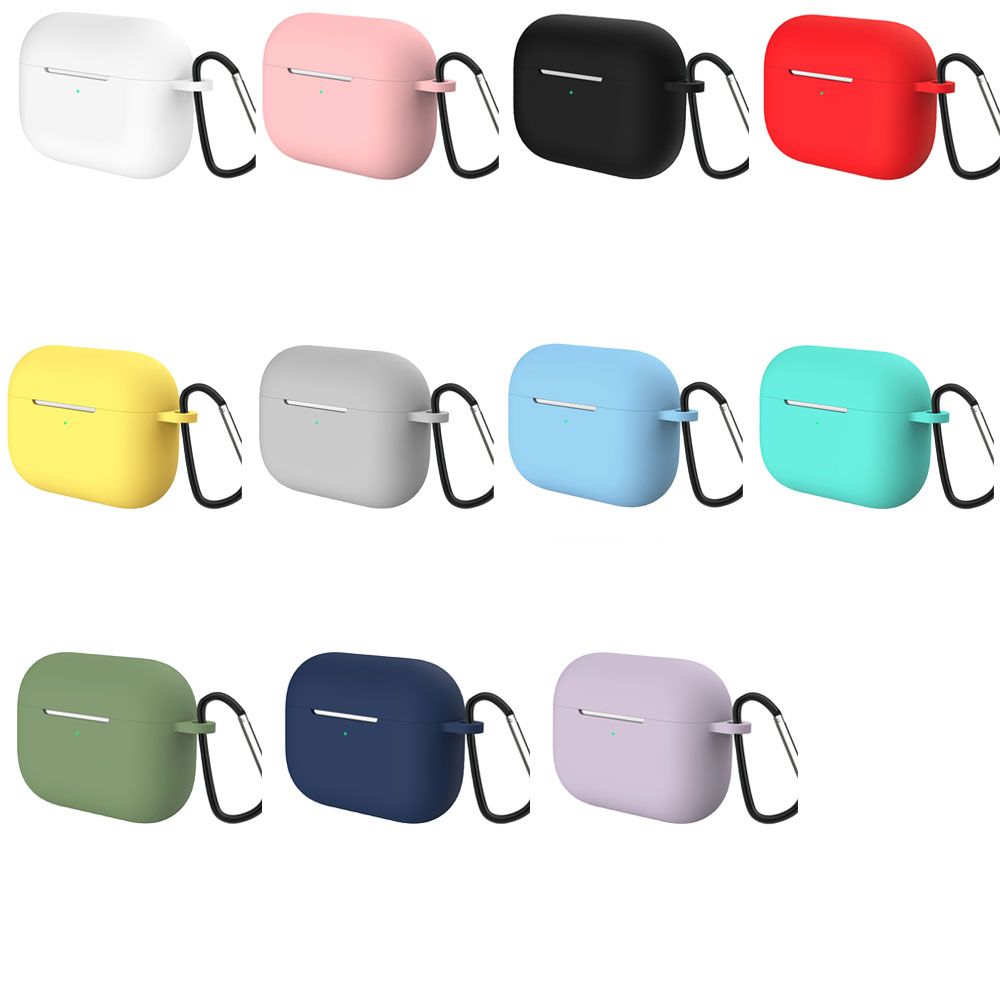 Acquistare Custodia In Silicone AirPods Pro, Soft Cover AirPods 3 Bluetooth  Auricolari Wireless Charging Protective Cover Box Con Gancio Economico |  Consegna Veloce E Qualità | It.Dhgate