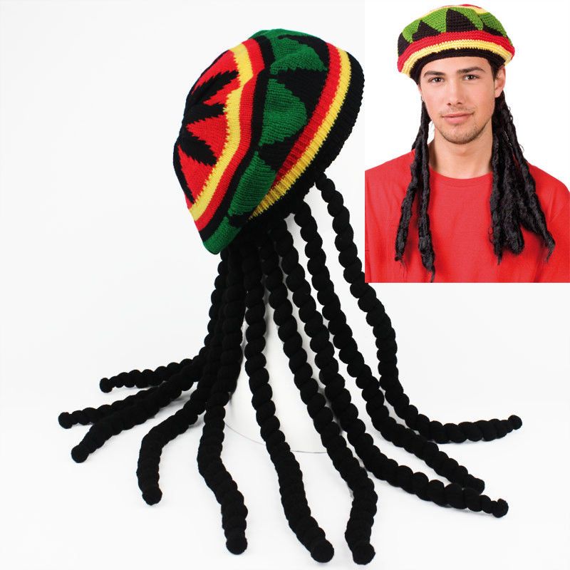 Acquistare Capelli Del Cappello Giamaicano Lavorato A Maglia Rasta Con I  Dreadlocks Pietra Parrucca Carribean Fancy Economico | Consegna Veloce E  Qualità | It.Dhgate