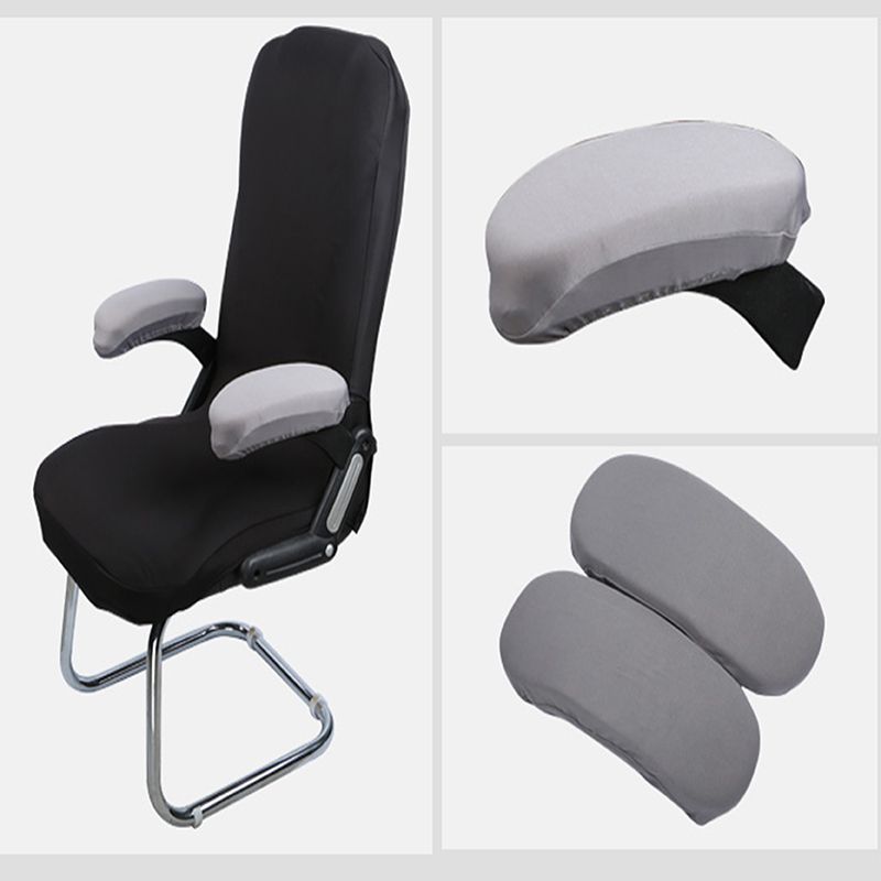 Stretch Spandex Armrest Covers Removable Polyester Office Computer