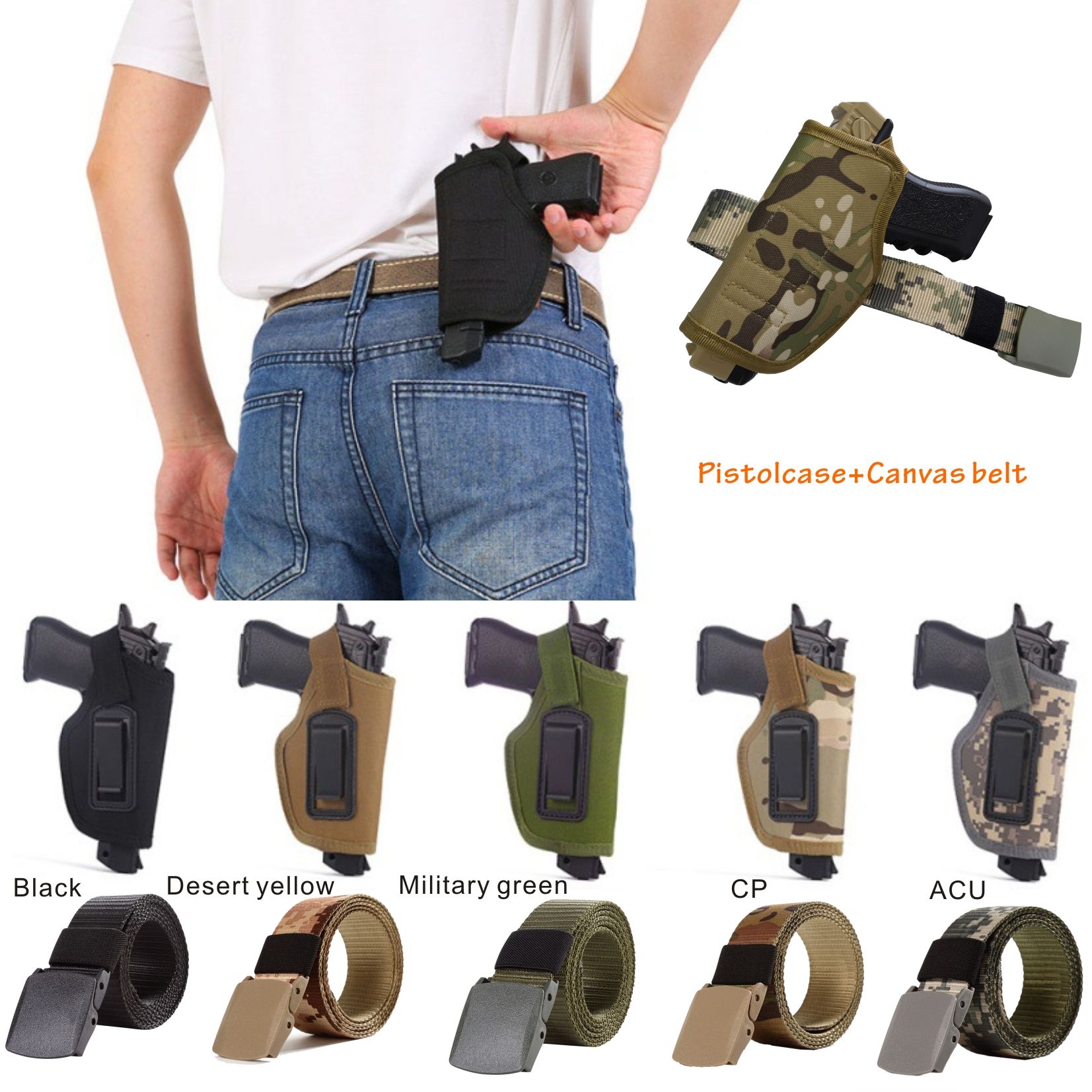 canvas gun belt