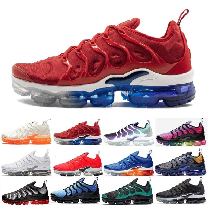 Compre Nike Air Max Vapormax Zapatos Nuevos 2018 Para Hombre TN Triple  Negro Oliva Metalizado BETRUE Blanco Plata Plus Sport Zapatillas Deportivas  De Running US7 11 A 28,31 € Del Kellyone | DHgate.Com