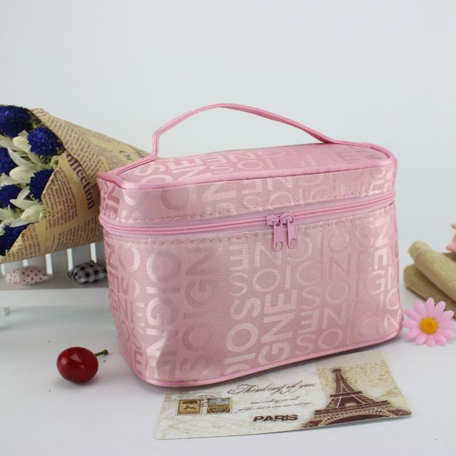 large square makeup bag