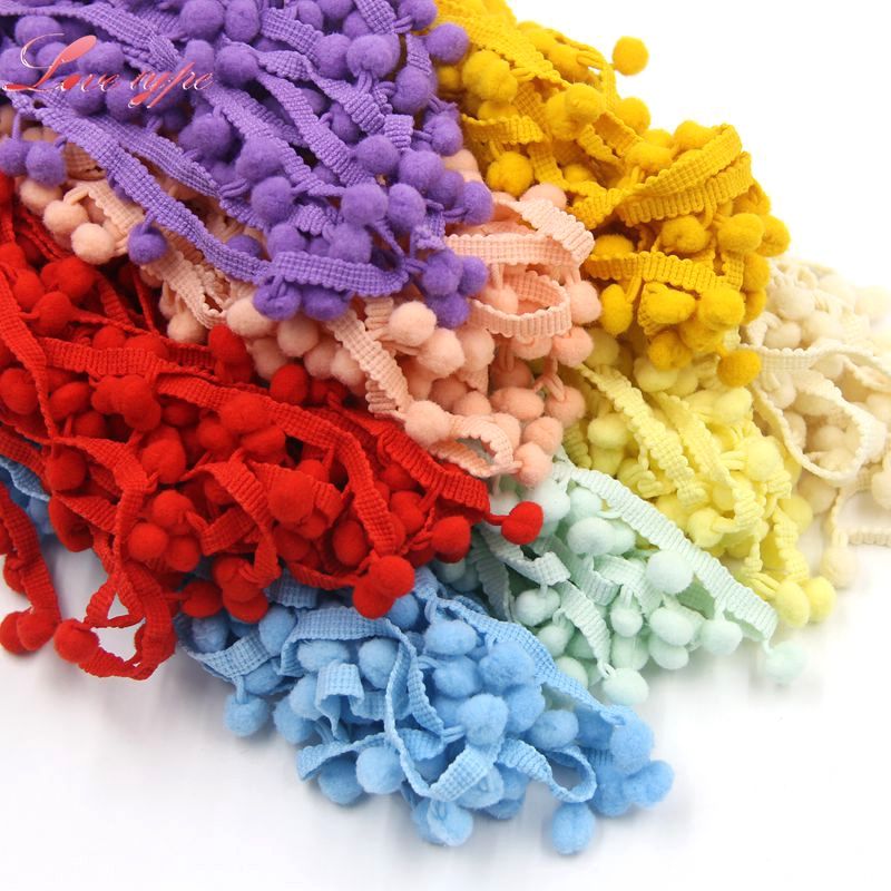 9 mètres Pom Pom Trim bleu