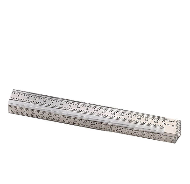 Woodworking Scribe 180-400mm T-type Ruler Hole Scribing Ruler Crossed-out Tool