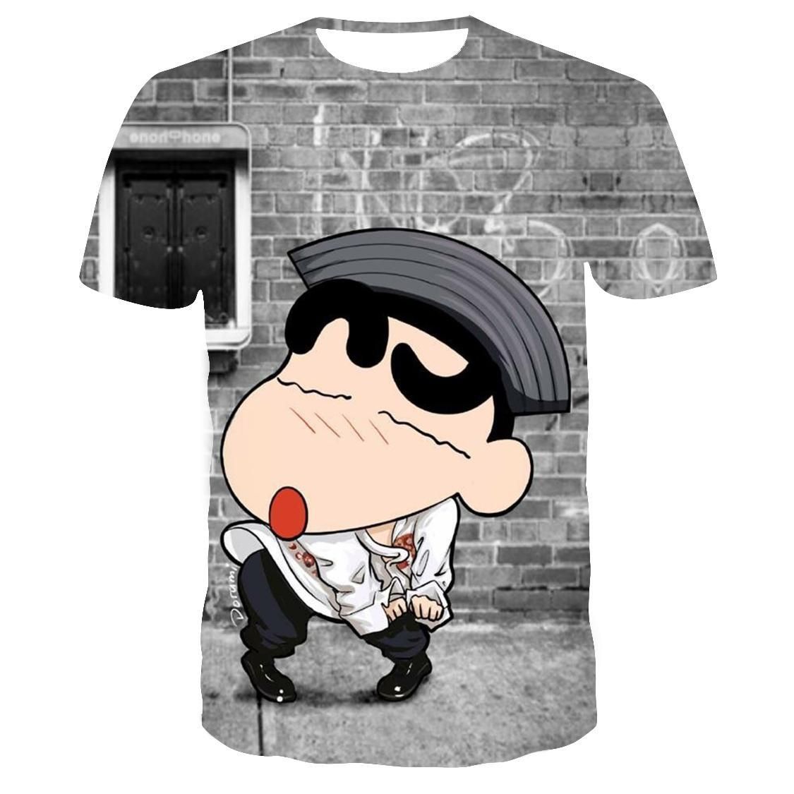 shinchan printed t shirt for girl