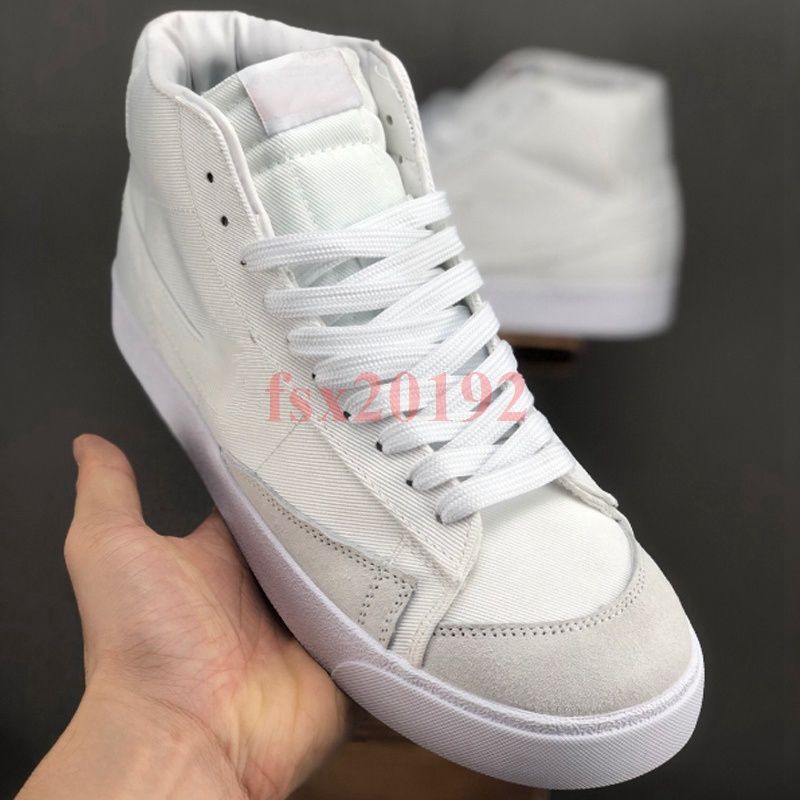 New Arrival Mens Slam Jam X Blazer Class 1977 Vintage Mid Sneakers 77 VNTG Canvas Shoes Designer Women Fashion White Casual Shoes 36-44 2020 from undefined, $32.75 | DHgate Mobile