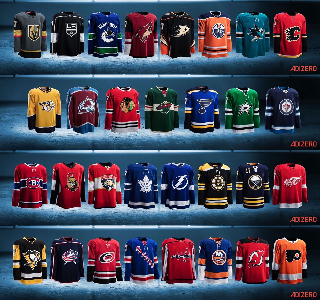 all 31 nhl jerseys