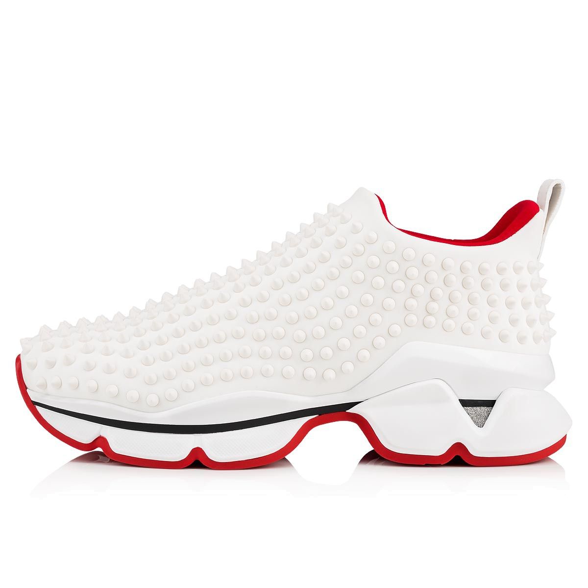red sole sneakers mens