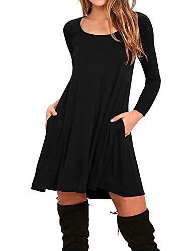 black tunic dress short sleeve