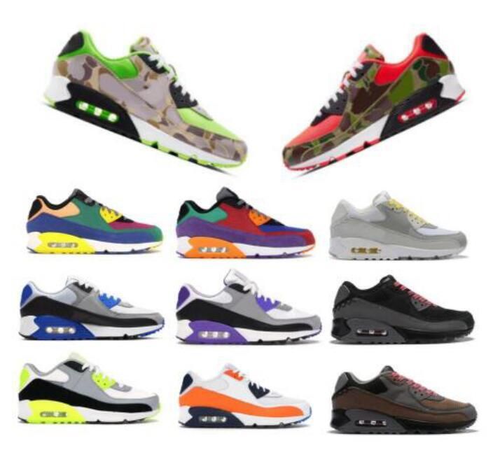 90 90s Running Shoes For Mens Women Airo Reverse Duck Camo Viotech