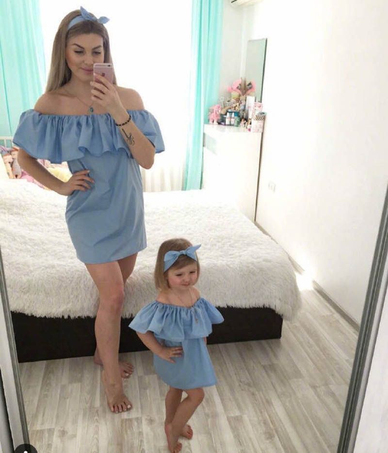 matching mum and baby daughter clothes
