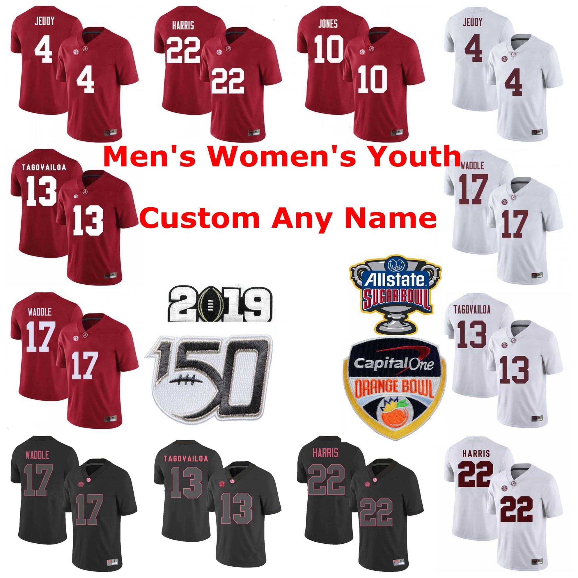 2021 Alabama Crimson Tide College Football Jerseys Kids Youth Tua