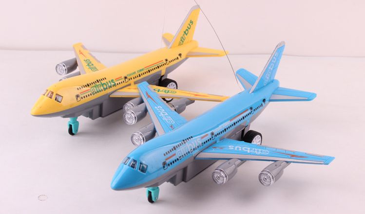 blue airplane toy