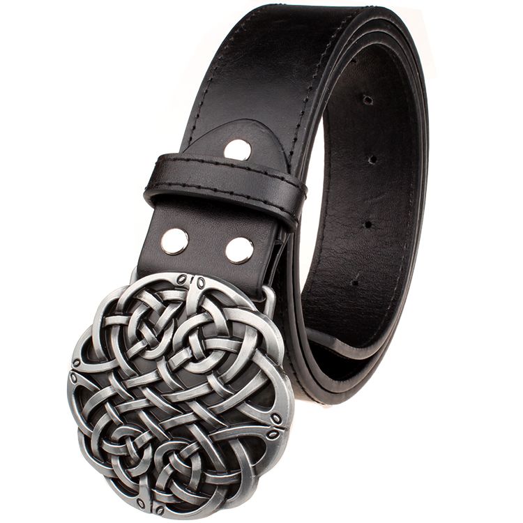 Cinturón Negro ancho para mujer cinturón con nudo geométrico cintu Cinturón Negro ancho para mujer cinturón con nudo geométrico cintu