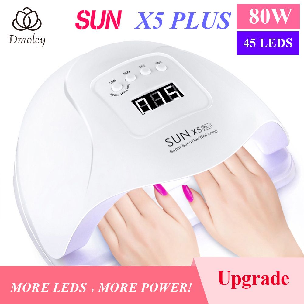 compre 54w 80w sun 5x plus uv led lampara secador de unas 36 uv lampara para lampara de curado de esmalte en gel de unas 4 partes inferiores