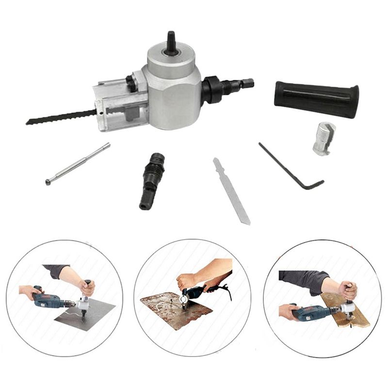 Compra Profesional Doble Cabeza Hoja De Metal Nibbler Cortador Soporte  Herramienta Taladro Accesorio Kit Para Cortar Hierro Placa De Acero Madera  Plástico Barato | Entrega Rápida Y Calidad | Es.Dhgate