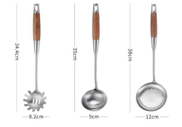metal soup ladle