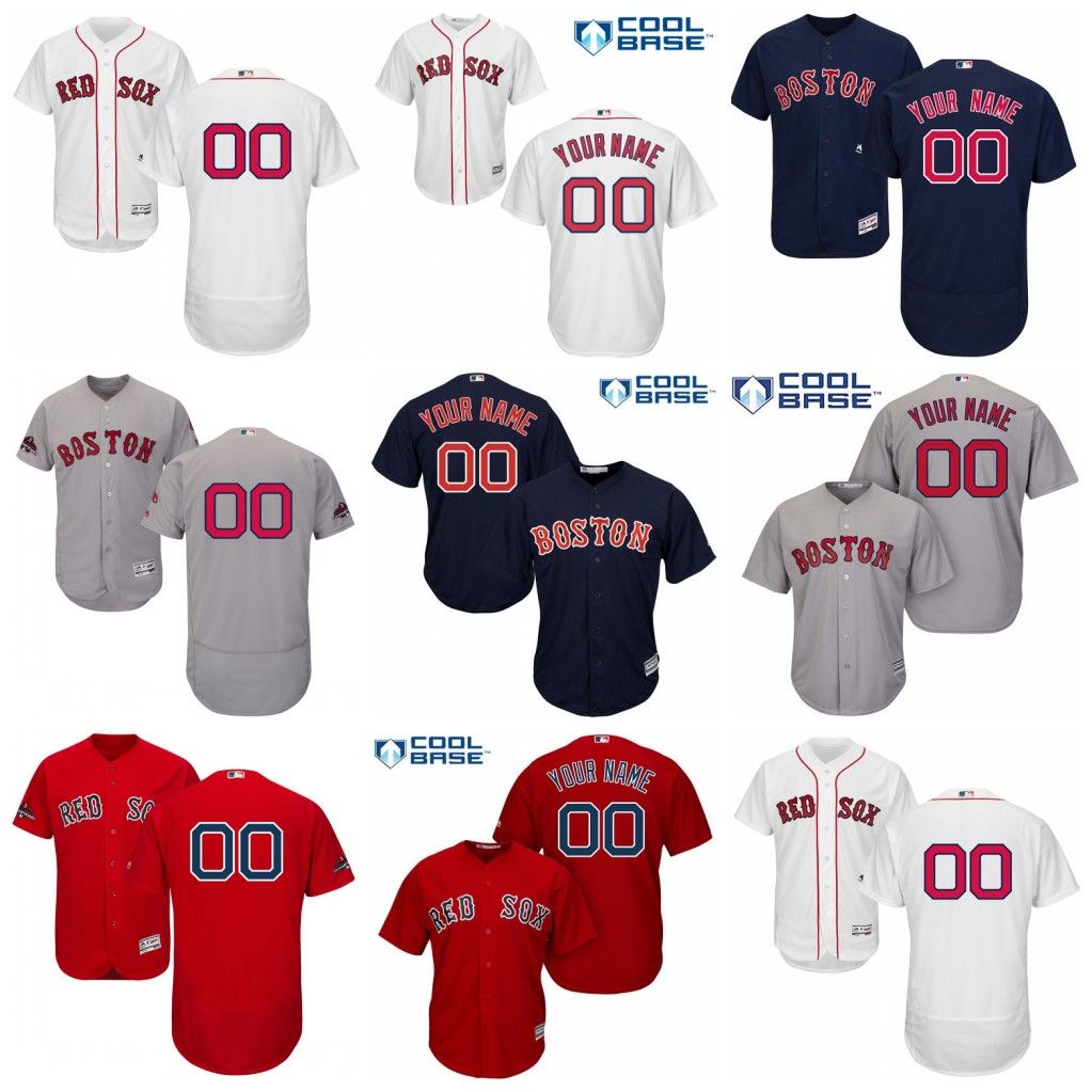 boston red sox jersey colors