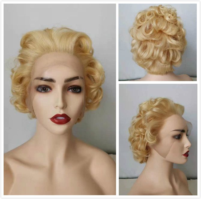 blonde wig human hair