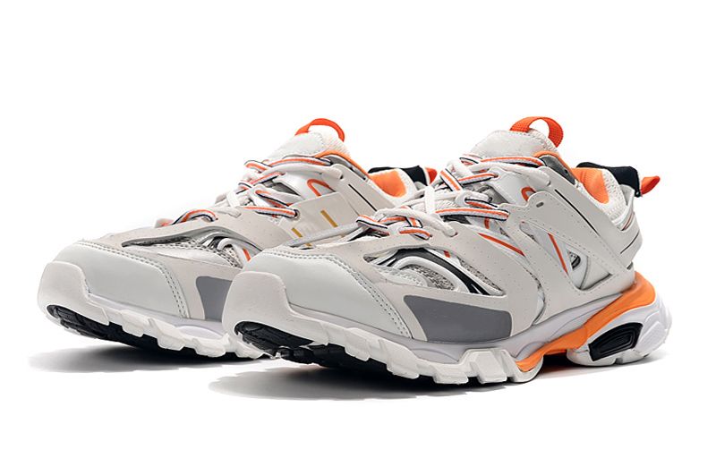balenciaga track 3.0 orange white