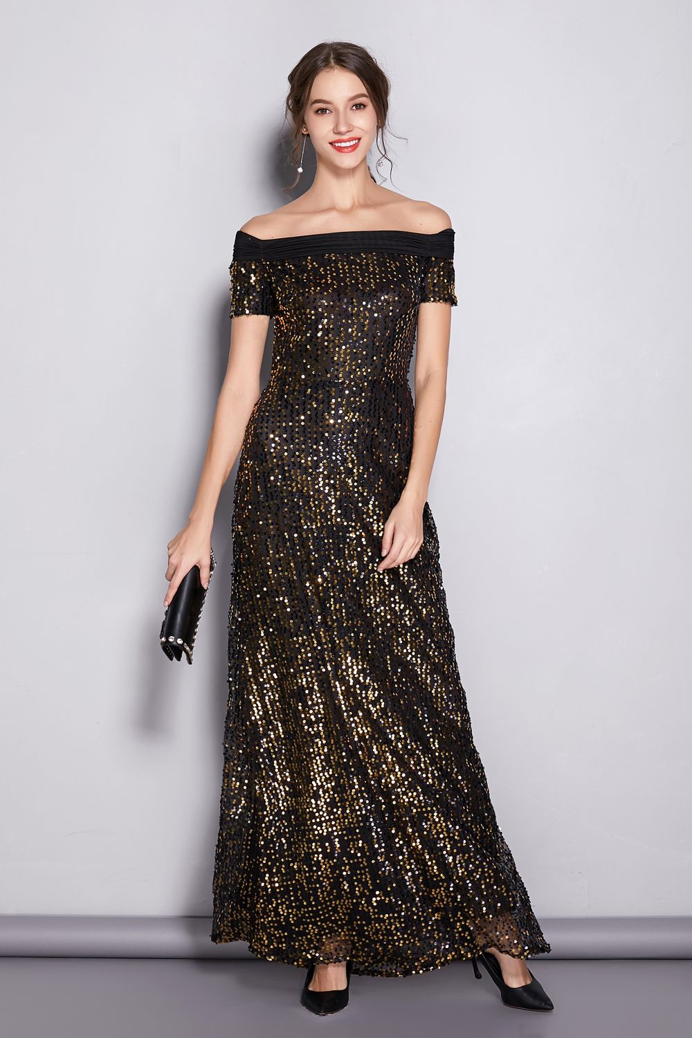 Acquistare Abiti Firmati Da Runway Da Donna Con Scollo A Bar, Paillettes,  Abiti Da Cerimonia, Abiti Eleganti Di Alta Qualità Economico | Consegna  Veloce E Qualità | It.Dhgate