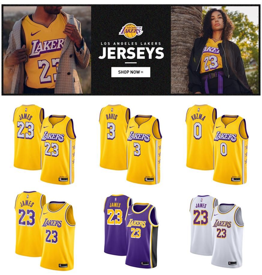 all lakers jerseys