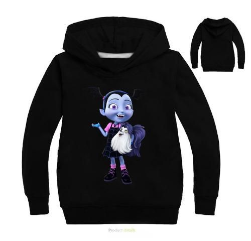 Girls Kids Vampirina Cartoon Sweatshirts Hoodies Shirt Tee Spring Fall Clothing