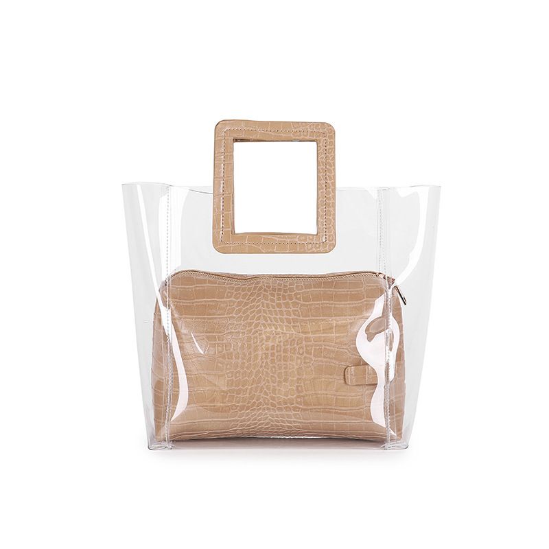 luxury clear bolsas