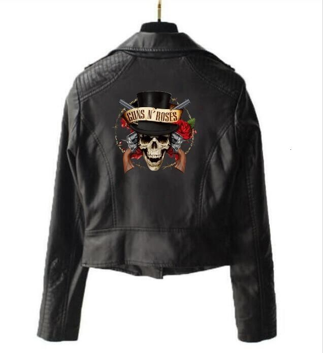 Acquistare Nuova Giacca Guns N Roses Breve Cuoio Hip Hop Streetwear  SH190924 Donne Giacca Di Pelle Punk Locomotiva Cerniera Economico |  Consegna Veloce E Qualità | DHgate Italy