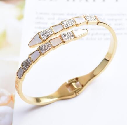 9ct gold snake bracelet