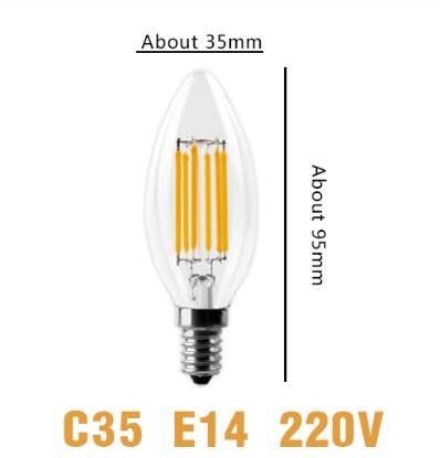 C35 lamp E14 220V