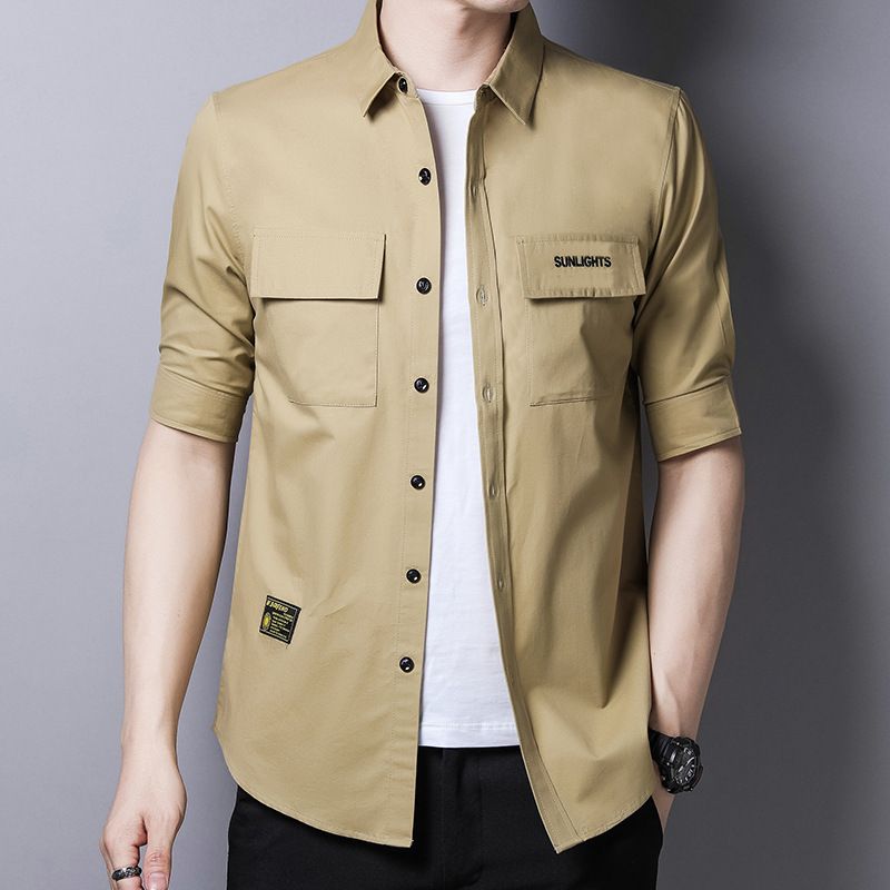 Blusa R Verano Hombre Algodón Tallas Grandes Manga Corta Hom Blusa R Verano Hombre Algodón Tallas Grandes Manga Corta Hom
