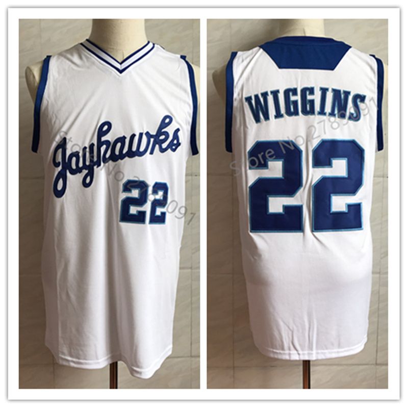 kansas jayhawks wiggins jersey