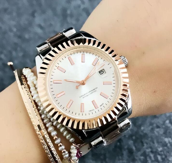 Silver rose gold